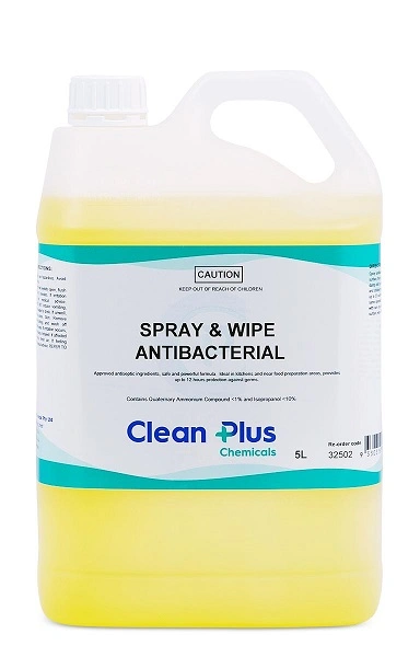 CLEANPLUS SPRAY N WIPE ANTI-BACTERIAL 5 LITRE