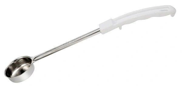 CHEF INOX FOOD PORTIONER SOLID S/ST WHITE HDL 30ml / 1oz