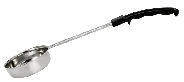 CHEF INOX FOOD PORTIONER SOLID S/ST BLACK HDL 180ml / 6oz