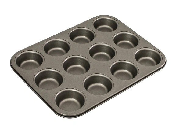 BAKEMASTER NON STICK 12 CUP MUFFIN PAN 