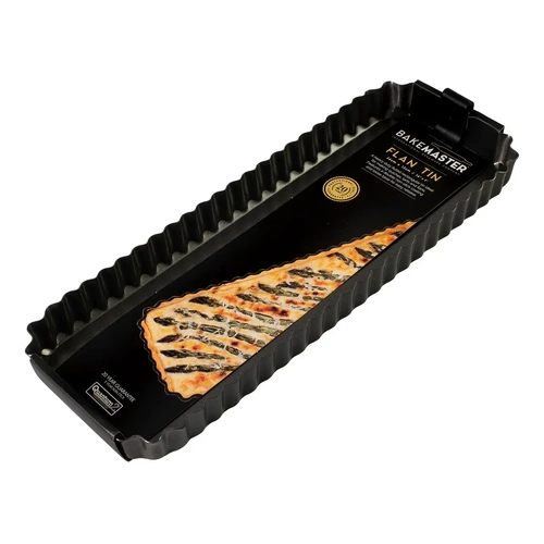 BAKEMASTER 36cm LOOSE BASE RECTANGULAR FLAN 