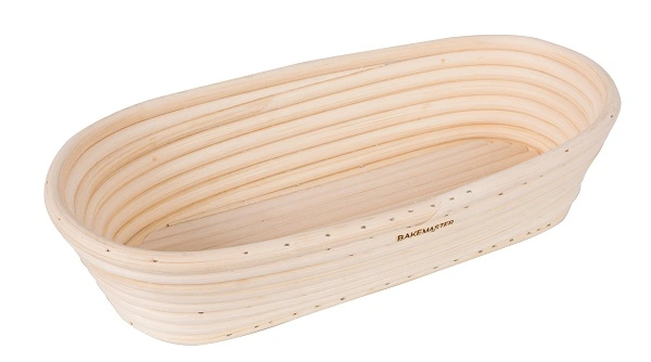 BAKEMASTER OVAL BREAD PROVING BASKET 27 x 13 x 6.5cm