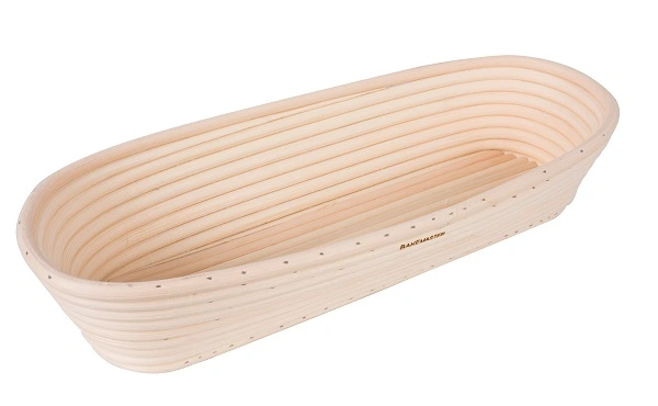 BAKEMASTER LARGE OVAL BREAD PROVING BASKET 35 x 15 x 7cm