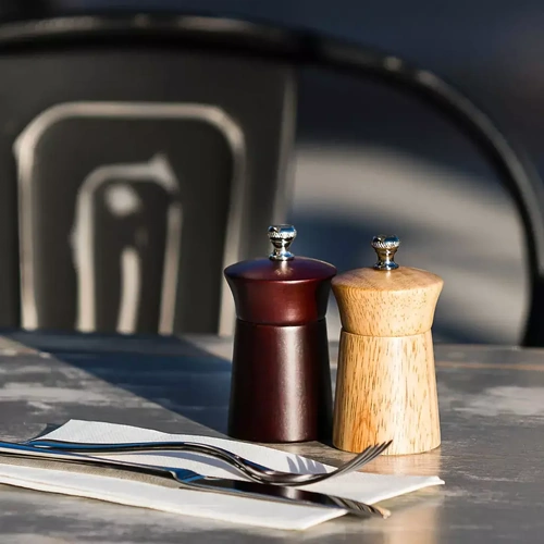 MODA EVO WOOD SALT / PEPPER MILL NATURAL 75mmH