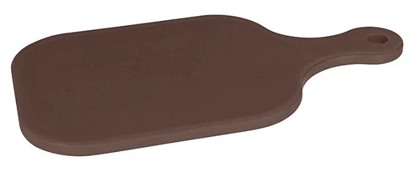 CHEF INOX CUTTING BOARD PE PADDLE BROWN