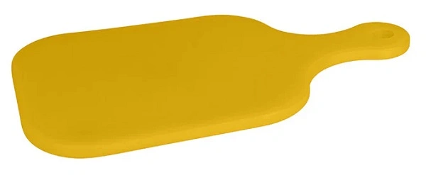 CHEF INOX CUTTING BOARD PE PADDLE YELLOW