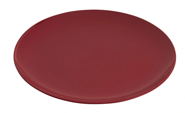 JAB GELATO RED ROUND COUPE PLATE 200mm