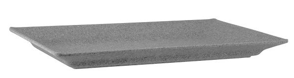 JAB MELAMINE CONCRETE RECTANGULAR PLATTER 