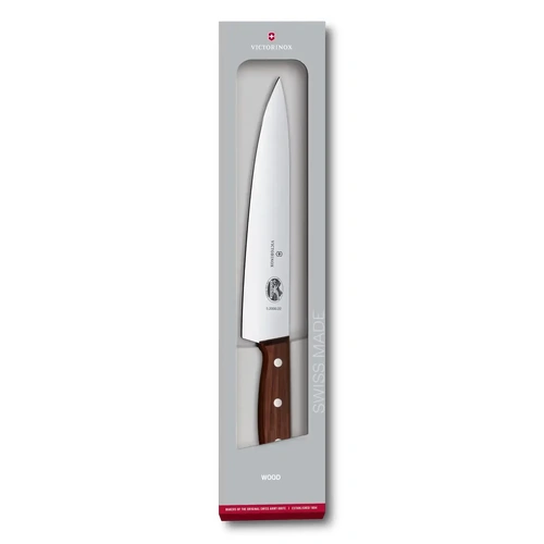 VICTORINOX 22cm COOKS KNIFE ROSEWOOD HANDLE