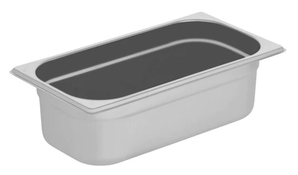 CHEF INOX ANTI JAM STEAM PAN 1/3 SIZE 100mm
