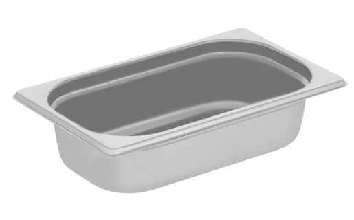 CHEF INOX ANTI JAM STEAM PAN 1/4 SIZE 65mm