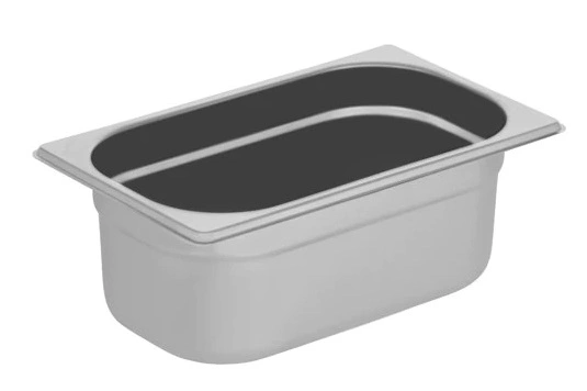 CHEF INOX ANTI JAM STEAM PAN 1/4 SIZE 100mm