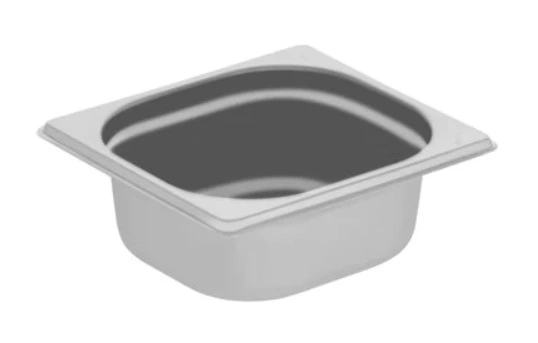 CHEF INOX ANTI JAM STEAM PAN 1/6 SIZE 65mm