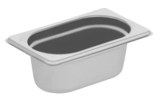 CHEF INOX ANTI JAM STEAM PAN 1/9 SIZE 65mm