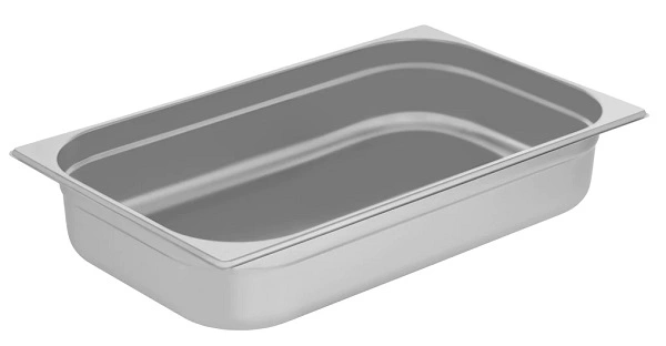 CHEF INOX ANTI JAM STEAM PAN 1/1 SIZE 100mm