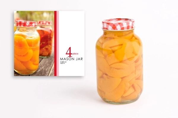 D.LINE MASON PRESERVING JARS 1 LTR SET OF 4