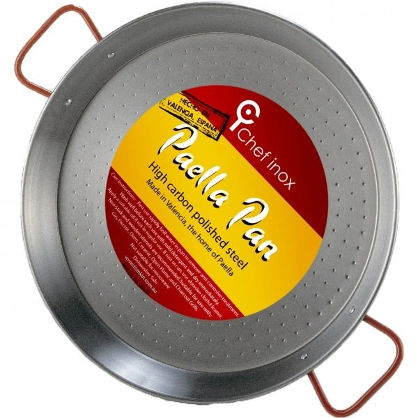 GARCIMA PAELLA PAN HIGH CARBON POLISHED STEEL 550mmØ