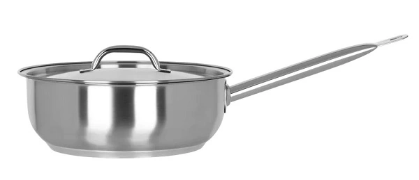 CHEF INOX ELITE S/ST SAUTE PAN W/ LID 240mmØ x 85mmH