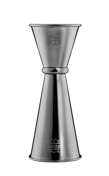 MODA JAPANESE JIGGER S/ST GUN METAL 30 / 60ml