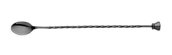 MODA BAR / MUDDLING SPOON S/ST GUN METAL 320mmL