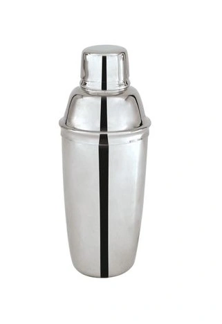 DELUXE S/ST COCKTAIL SHAKER 3 PIECE SET 500ml