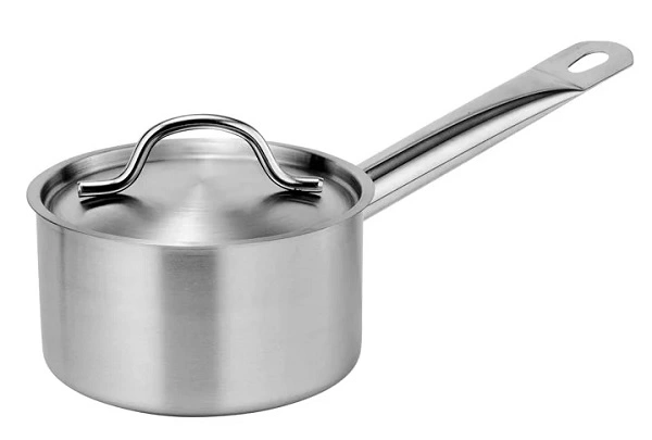 FORCE SAUCEPAN S/ST W/ LID 0.8 LTR 120mmØ x 75mmH 