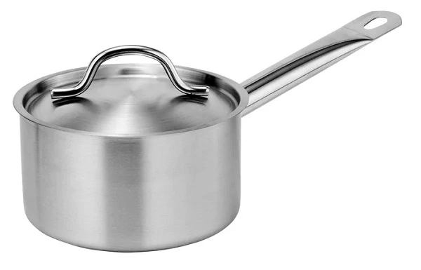 FORCE SAUCEPAN S/ST W/ LID 2.0 LTR 160mmØ x 95mmH 