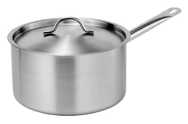 FORCE SAUCEPAN S/ST W/ LID 8.0 LTR 260mmØ x 150mmH 