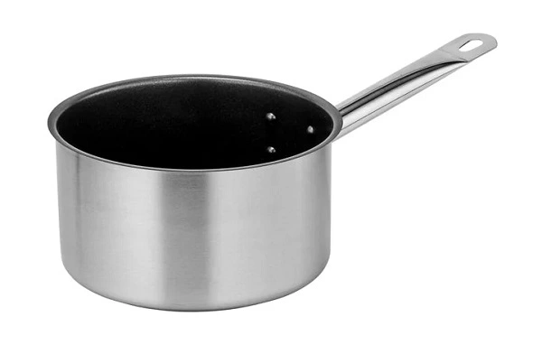 FORCE NON-STICK SAUCEPAN S/ST W/ LID 4.0 LTR 200mmØ x 120mmH 