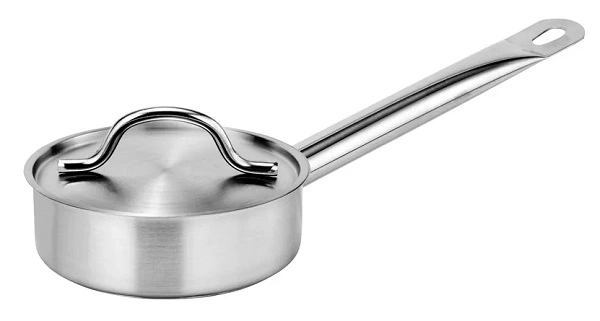 FORCE SAUTE PAN S/ST W/ LID 1.6LTR 180mmØ x 65mmH 