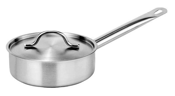FORCE SAUTE PAN S/ST W/ LID 2.8 LTR 220mmØ x 75mmH 
