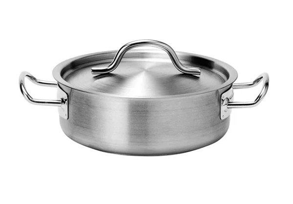 FORCE LOW CASSEROLE S/ST W/ LID 1.6 LTR 180mmØ x 65mmH 