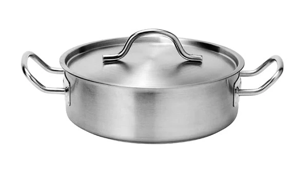 FORCE LOW CASSEROLE S/ST W/ LID 2.8 LTR 220mmØ x 75mmH 