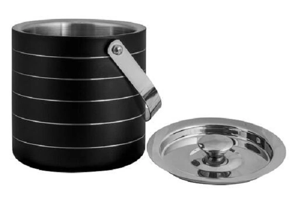 ICE BUCKET S/ST INSULATED WITH LID 