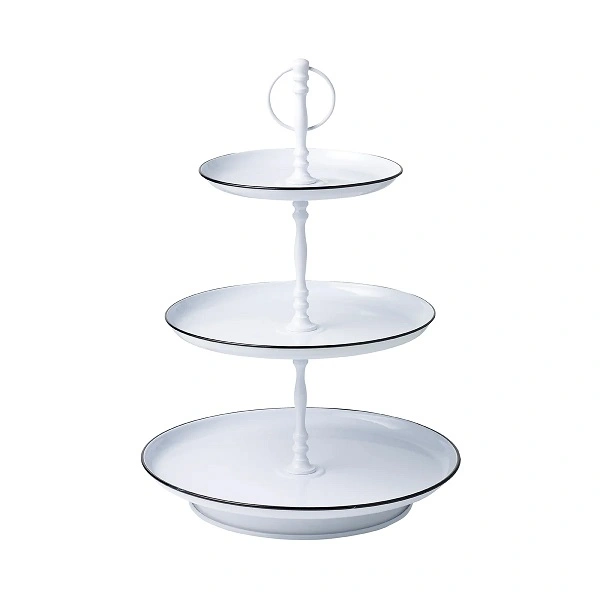 CONEY ISLAND WHITE TEA STAND 3 TIER