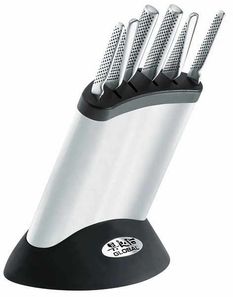 GLOBAL SYNERGY 7PC S/ST KNIFE BLOCK SET