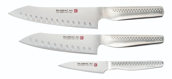 GLOBAL 3 PIECE KITCHEN KNIFE SET - NI RANGE