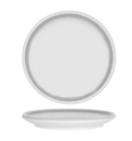 TABLEKRAFT BISTRO ORGANIC COUPE PLATE 143mm FROSTED