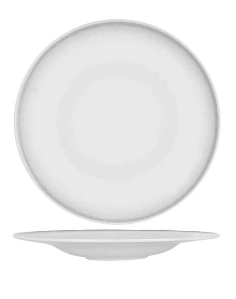 TABLEKRAFT BISTRO ORGANIC ROUND PLATE W/RIM 315mm