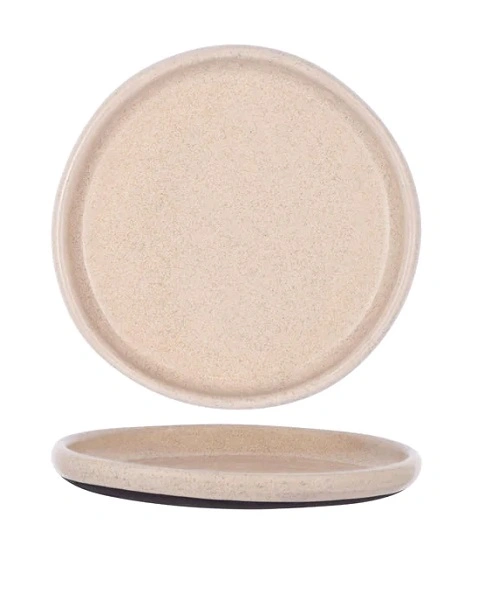 TABLEKRAFT NATURALS ROUND COUPE 205mm SIERRA BEIGE