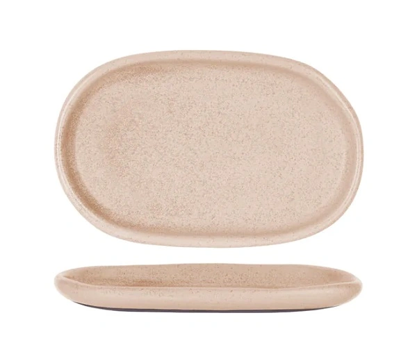 TABLEKRAFT NATURALS OVAL COUPE 210mm SIERRA BEIGE