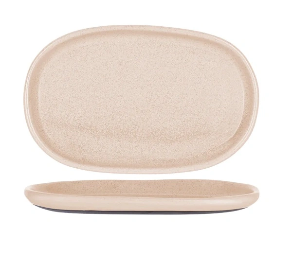 TABLEKRAFT NATURALS OVAL COUPE 315mm SIERRA BEIGE