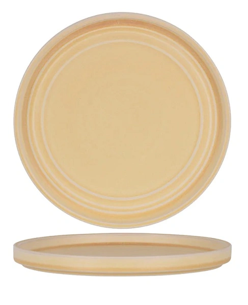 TABLEKRAFT URBAN LOFT ROUND PLATE SANDSTONE 185mmØ