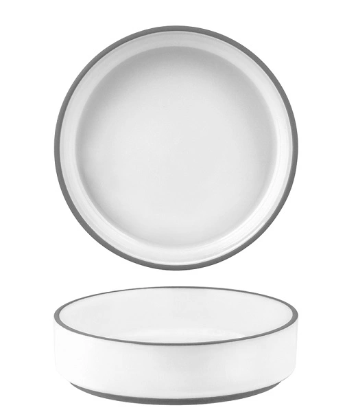 TABLEKRAFT URBAN MUSE WHITE DEEP BOWL 670ml