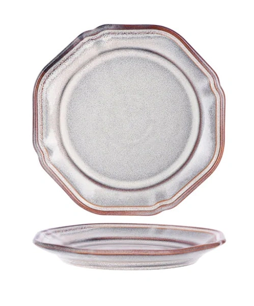 TABLEKRAFT PROVINCIAL VINTAGE RIM PLATE 190mm IVORY