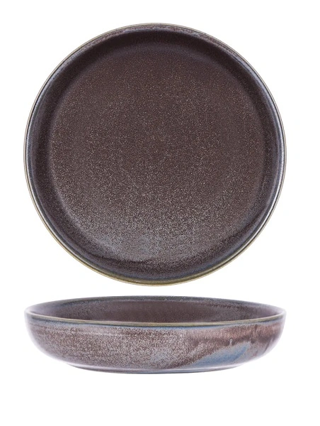 TABLEKRAFT URBAN FLARED BOWL GREYSTONE BLUE 1050ml