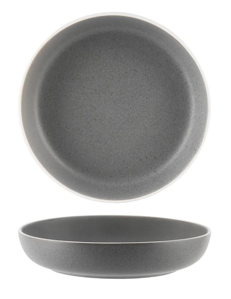 TABLEKRAFT URBAN ROUND COUPE BOWL GREY 1050ml