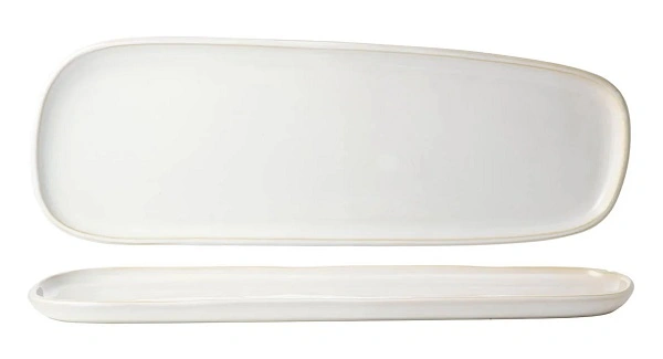 TABLEKRAFT URBAN SERVE OVAL FLAT PLATE WHITE