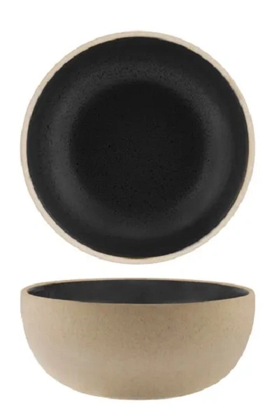 SOHO ROUND DEEP BOWL 120mm SPECKLE BLACK