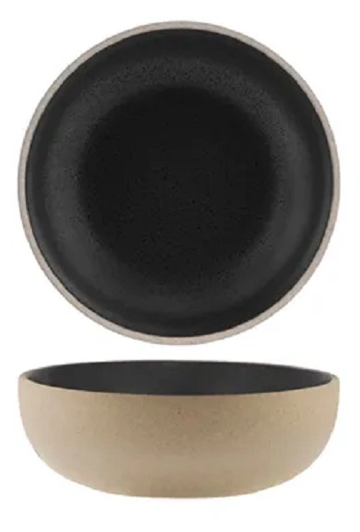 SOHO ROUND DEEP BOWL 170mm SPECKLE BLACK
